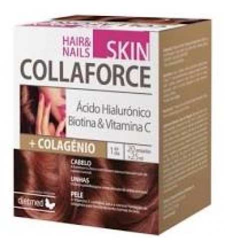Collaforce Skin Hair & Nails - 20 Ampolas - Dietmed